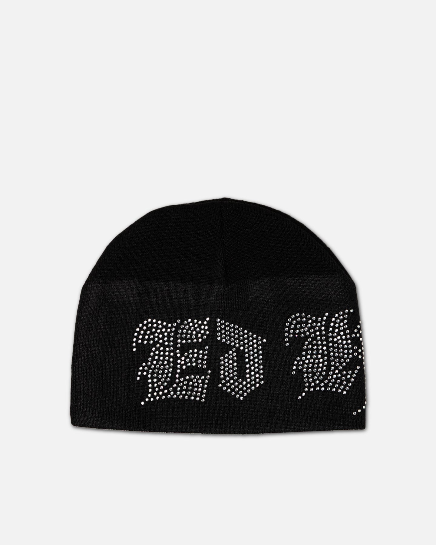 Ed Hardy Rhinestone Beanie Black
