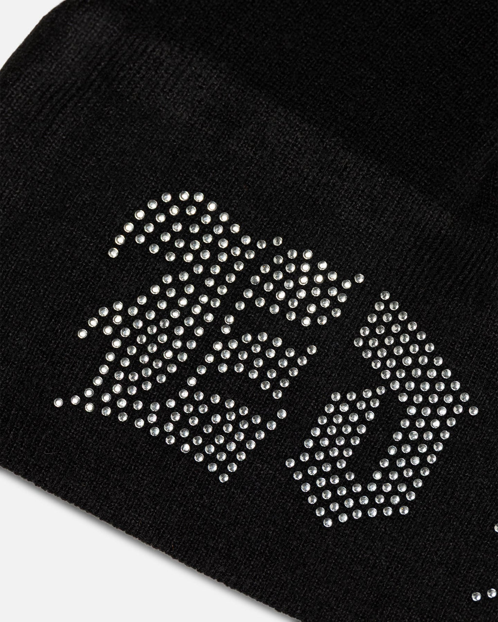 Ed Hardy Rhinestone Beanie Black