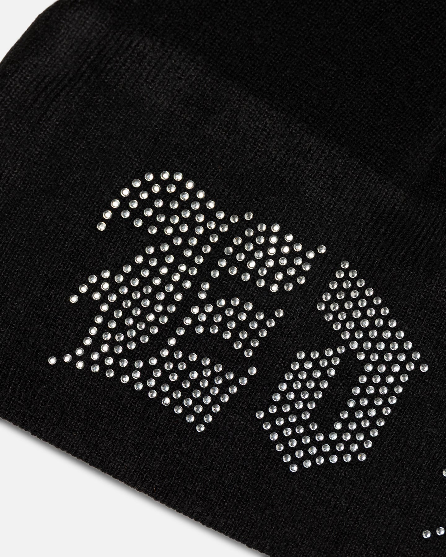 Ed Hardy Rhinestone Beanie Black