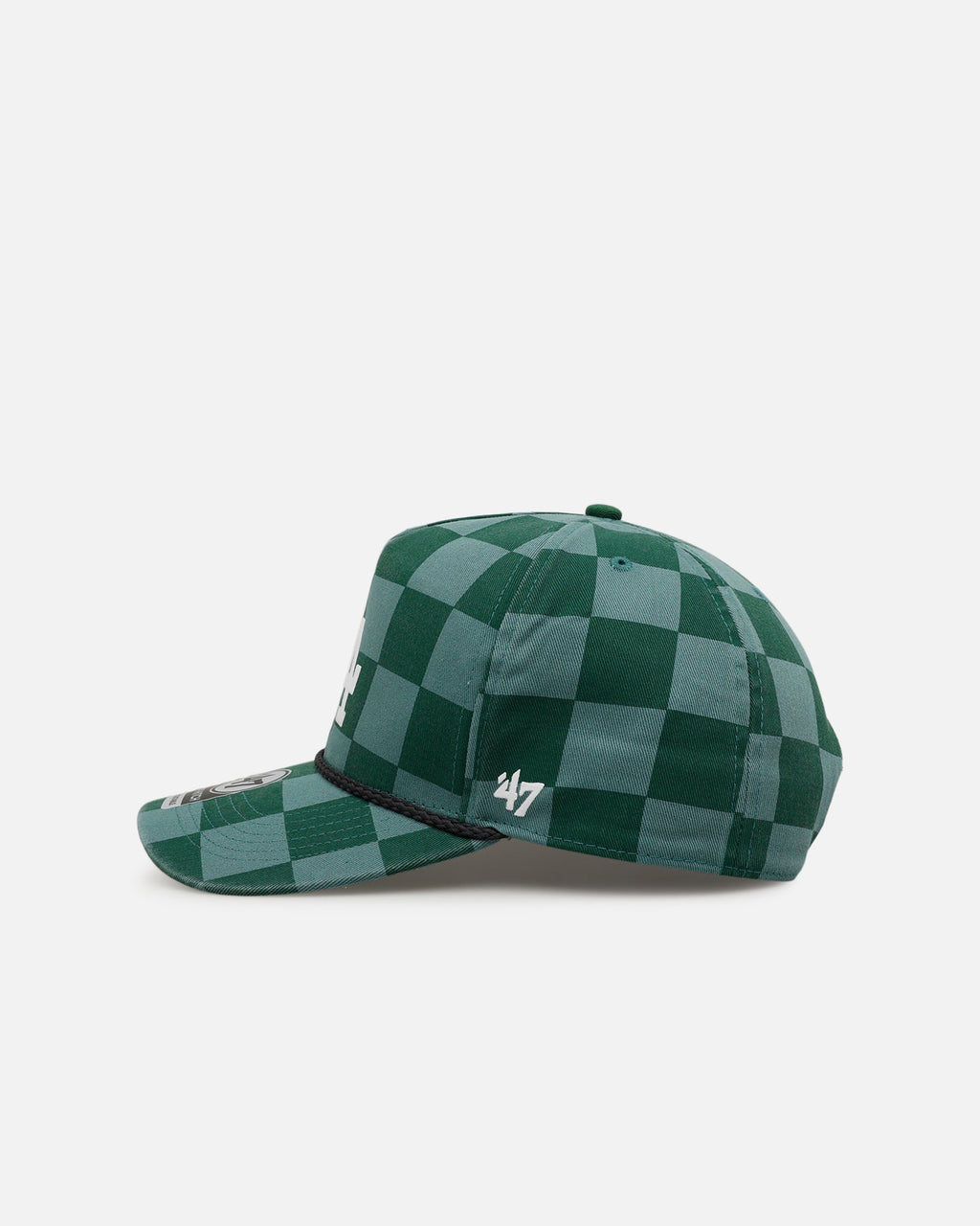 47 Brand Los Angeles Dodgers 'Checkerboard' 47 Hitch Snapback Green