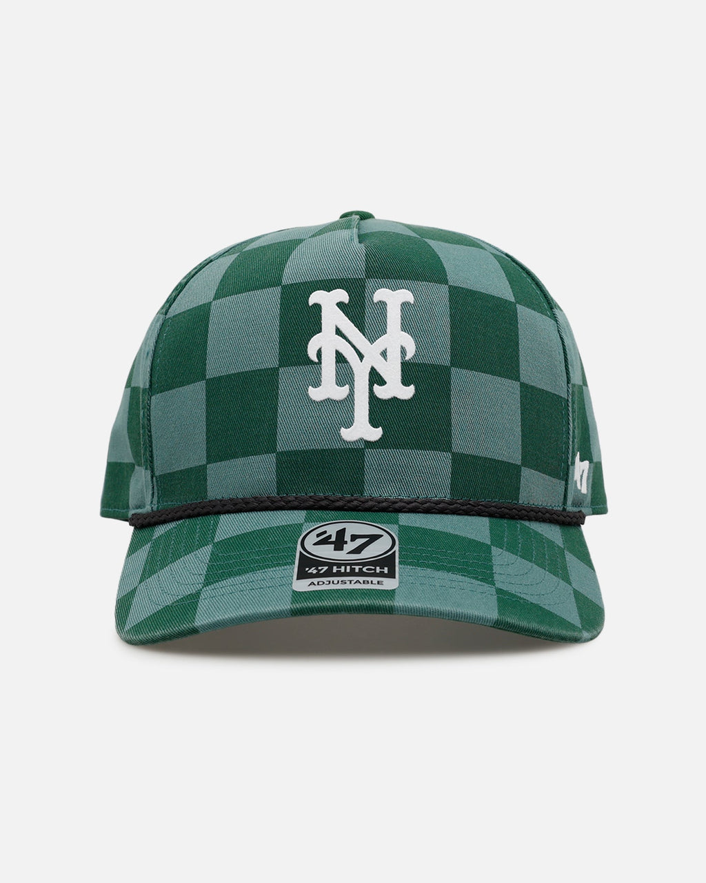 47 Brand New York Mets 'Checkerboard' 47 Hitch Snapback Green
