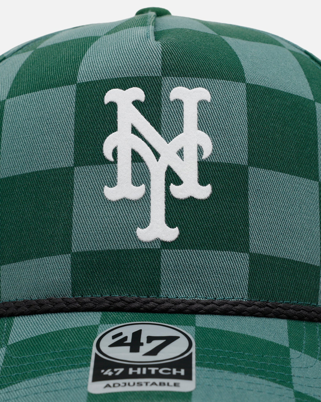 47 Brand New York Mets 'Checkerboard' 47 Hitch Snapback Green