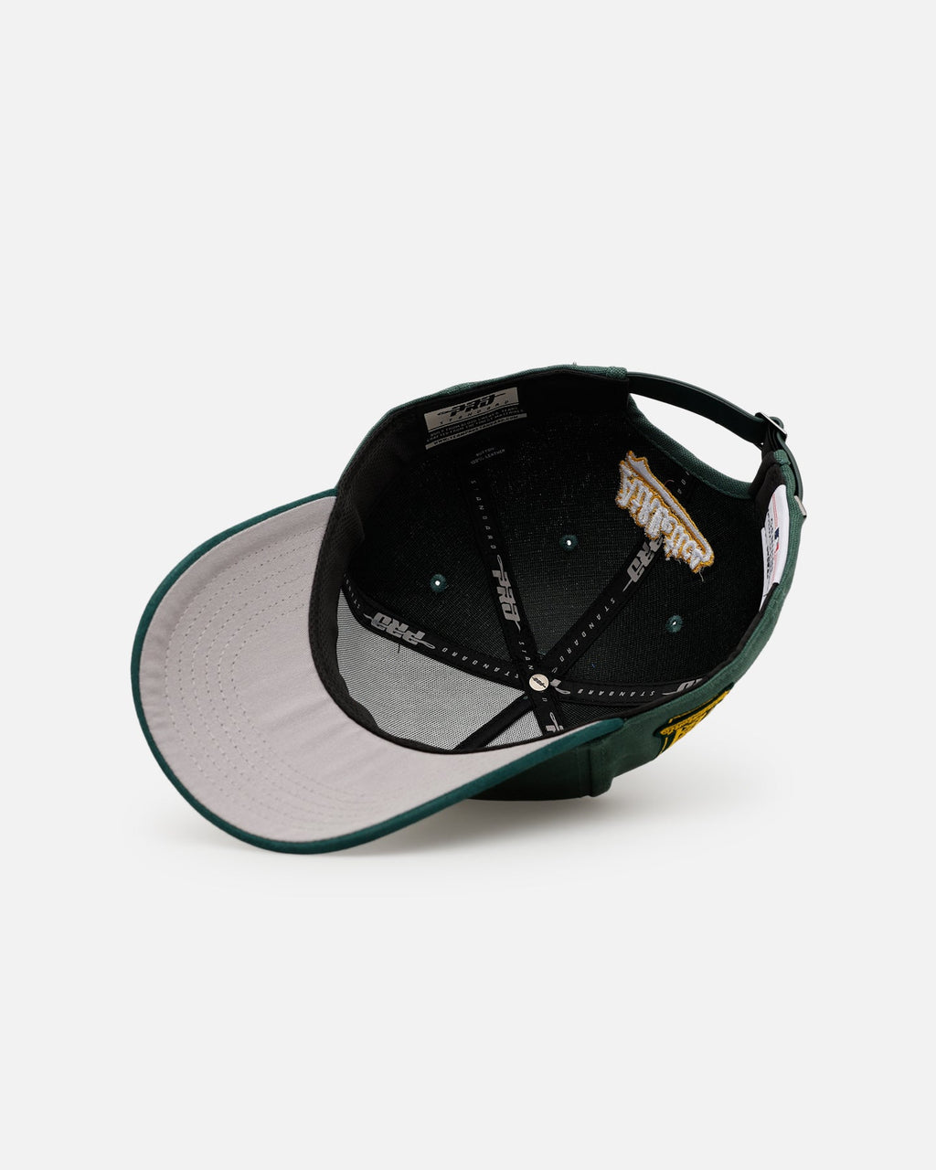 Pro Standard Oakland Athletics 'Team Color Suede' Pro Pinch Strapback Official Team Color