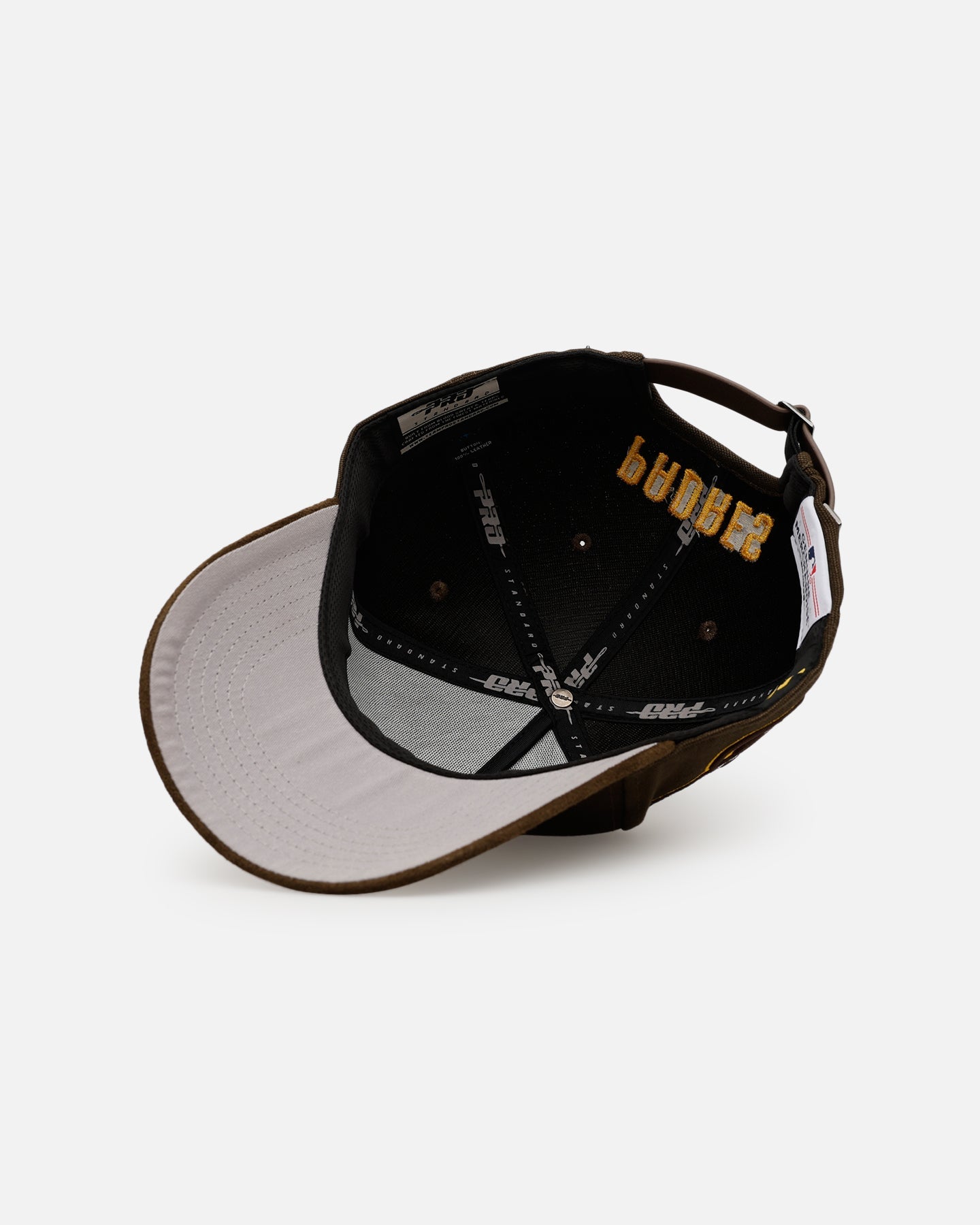 Pro Standard San Diego Padres 'Team Color Suede' Pro Pinch Strapback Official Team Color