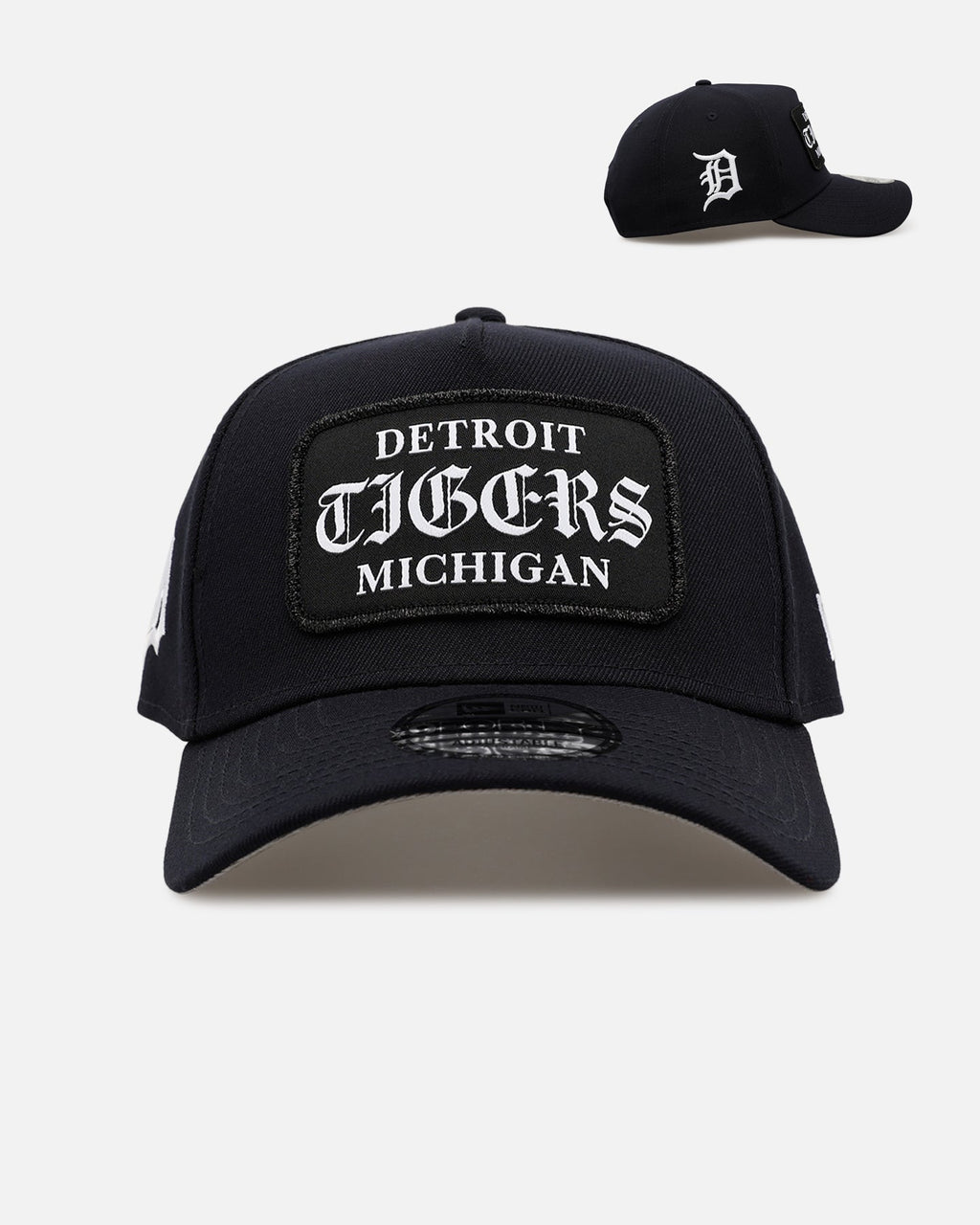 New Era Detroit Tigers 'Gothic Patch' 9FORTY A-Frame Snapback Black