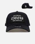 New Era Detroit Tigers 'Gothic Patch' 9FORTY A-Frame Snapback Black