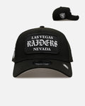 New Era Las Vegas Raiders 'Gothic Patch' 9FORTY A-Frame Snapback Black