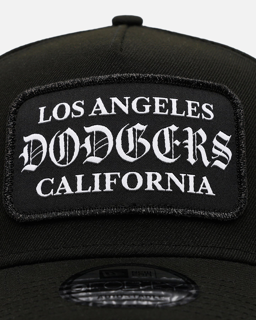 New Era Los Angeles Dodgers 'Gothic Patch' 9FORTY A-Frame Snapback Black