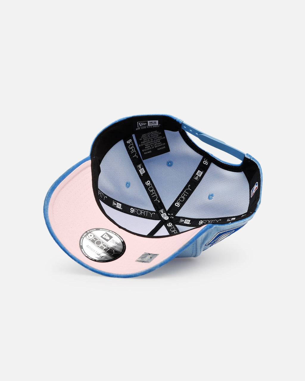 New Era Los Angeles Lakers 'Sky Velvet' 9FORTY A-Frame Snapback Sky Blue
