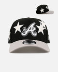 New Era Atlanta Braves 'Stars' 9FORTY A-Frame Snapback Black/Grey
