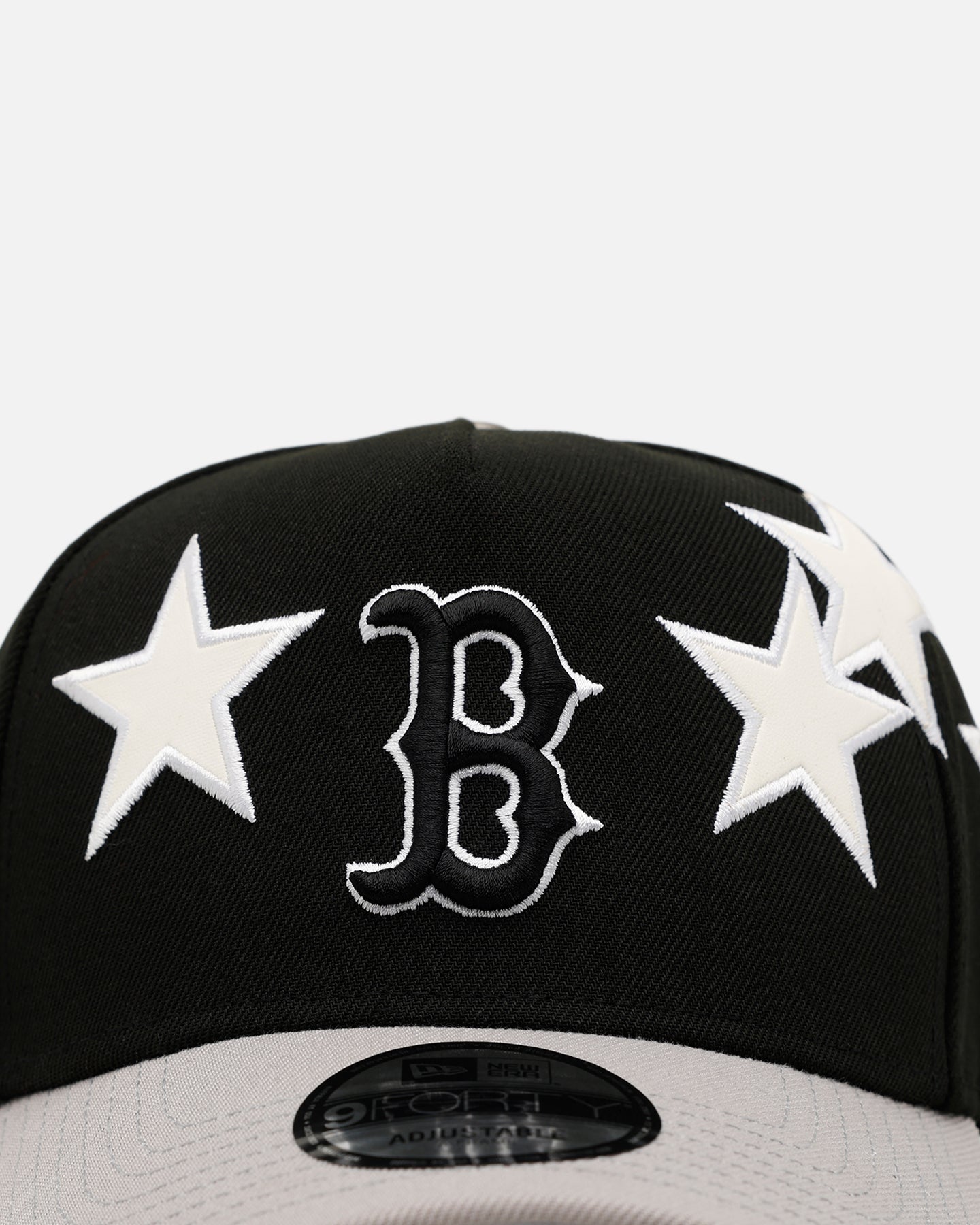 New Era Boston Red Sox 'Stars' 9FORTY A-Frame Snapback Black/Grey