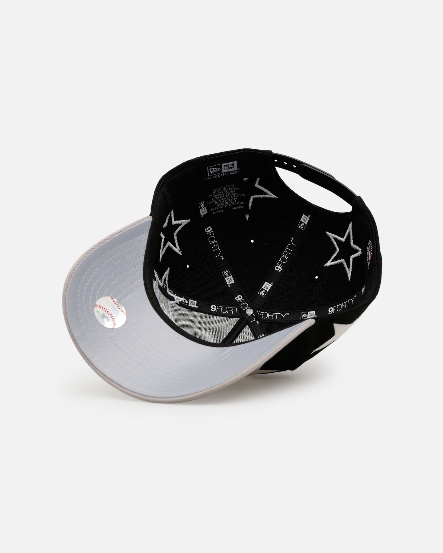 New Era Boston Red Sox 'Stars' 9FORTY A-Frame Snapback Black/Grey