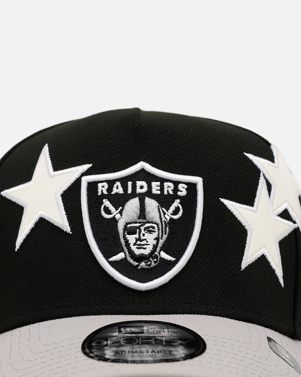 New Era Las Vegas Raiders 'Stars' 9FORTY A-Frame Snapback Black/Grey