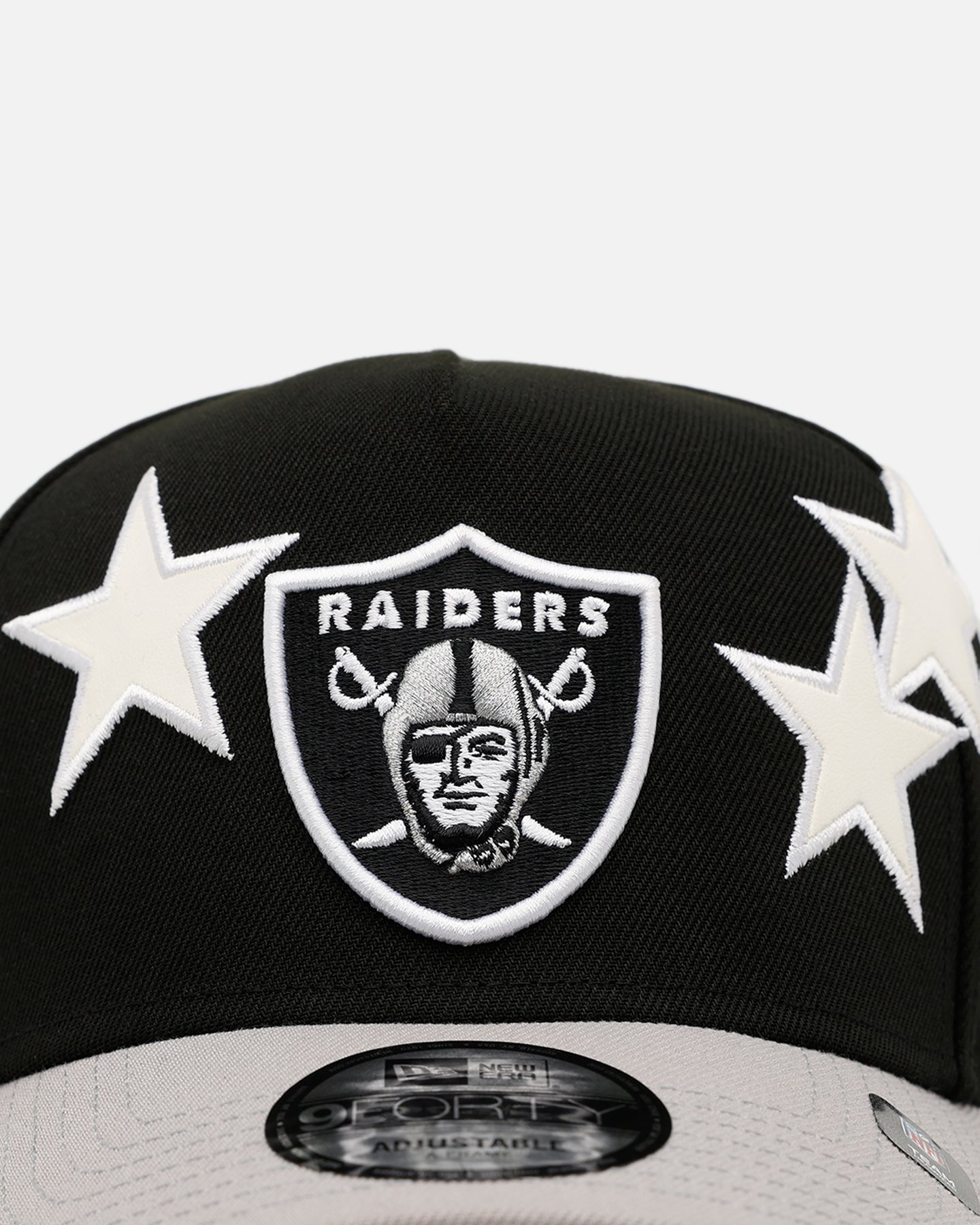 New Era Las Vegas Raiders 'Stars' 9FORTY A-Frame Snapback Black/Grey