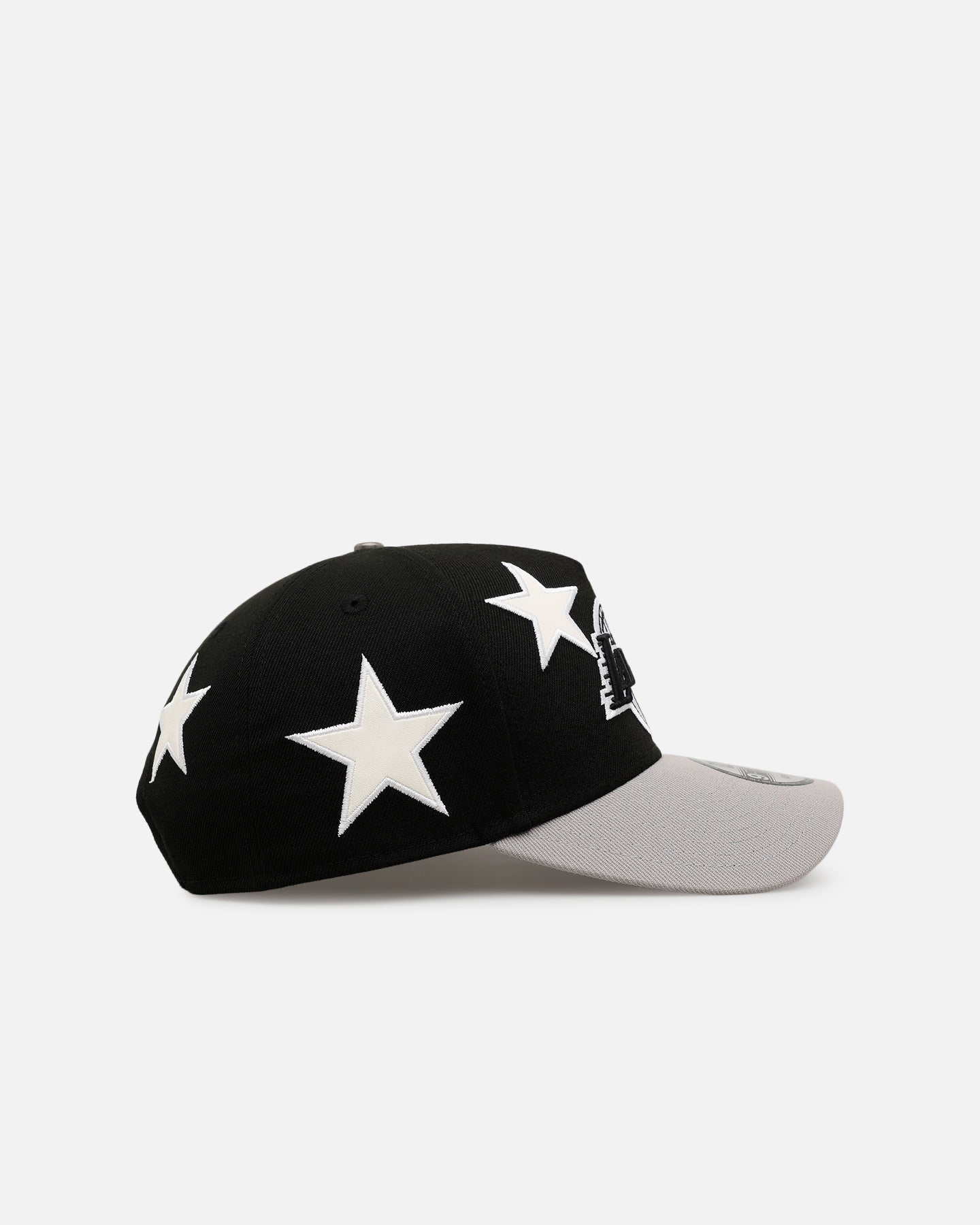New Era Los Angeles Lakers 'Stars' 9FORTY A-Frame Snapback Black/Grey