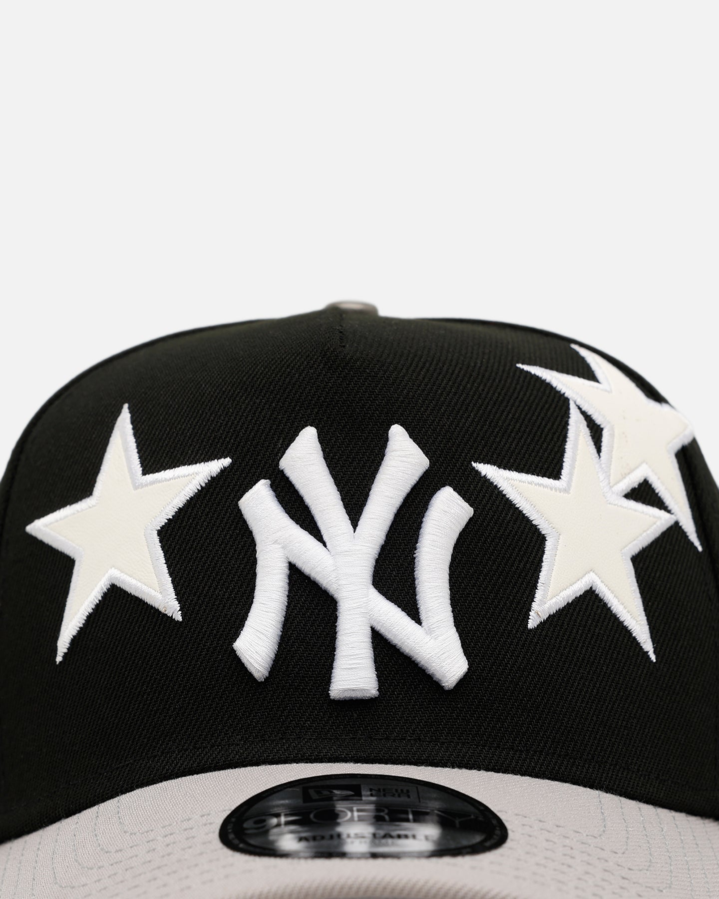New Era New York Yankees 'Stars' 9FORTY A-Frame Snapback Black/Grey