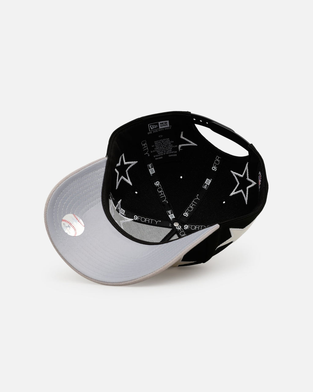 New Era New York Yankees 'Stars' 9FORTY A-Frame Snapback Black/Grey