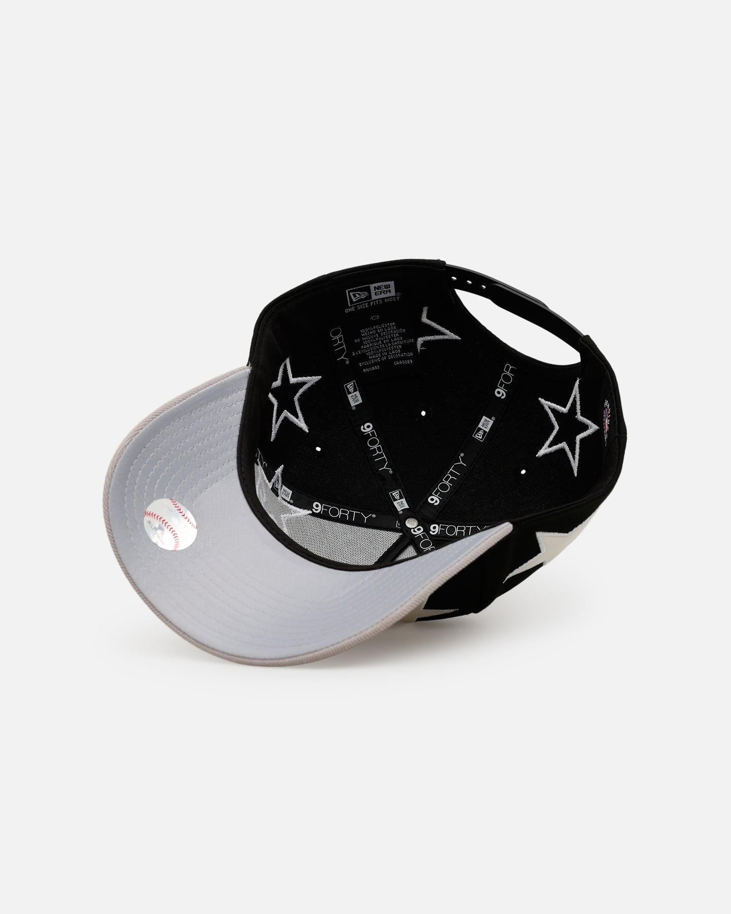 New Era New York Yankees 'Stars' 9FORTY A-Frame Snapback Black/Grey