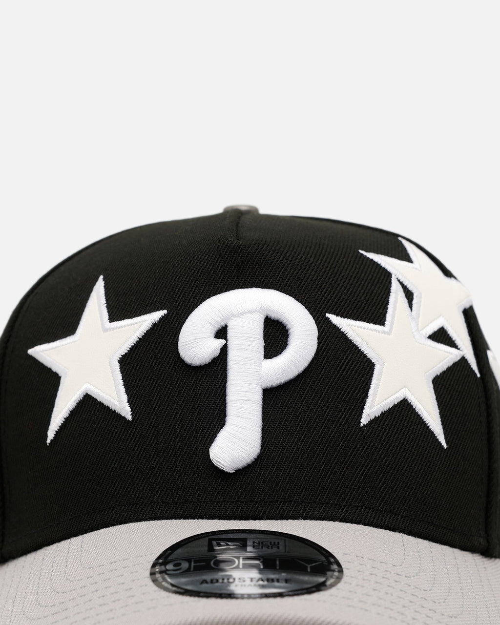 New Era Philadelphia Phillies 'Stars' 9FORTY A-Frame Snapback Black/Grey