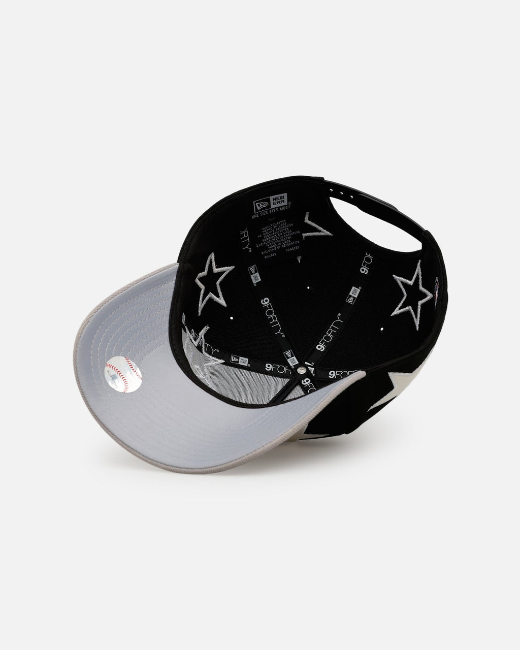 New Era Philadelphia Phillies 'Stars' 9FORTY A-Frame Snapback Black/Grey