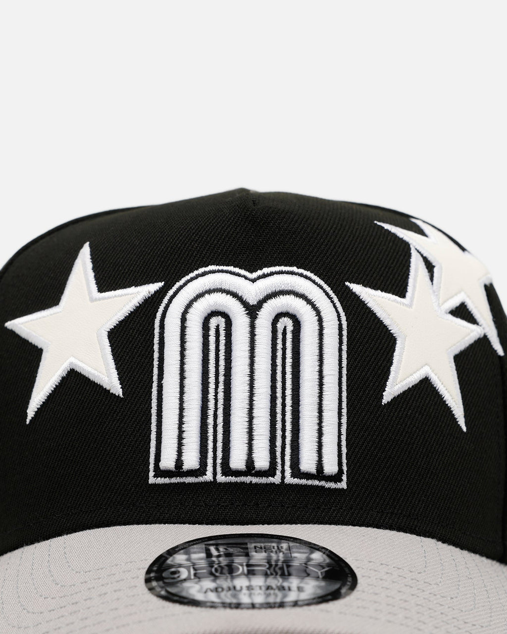New Era Mexico National Baseball Team 'Stars' 9FORTY A-Frame Snapback Black/Grey