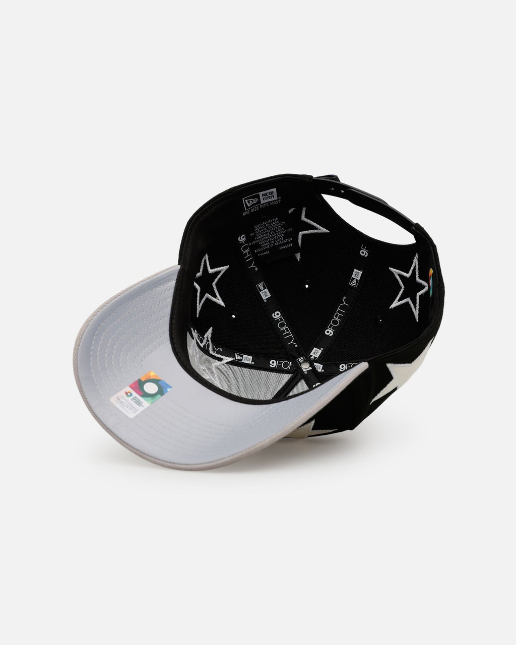 New Era Mexico National Baseball Team 'Stars' 9FORTY A-Frame Snapback Black/Grey