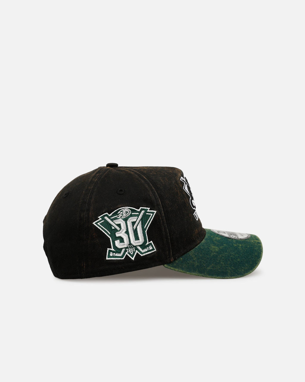 New Era Anaheim Ducks 'Washed Green 2.0' 9FORTY A-Frame Snapback Black/Green