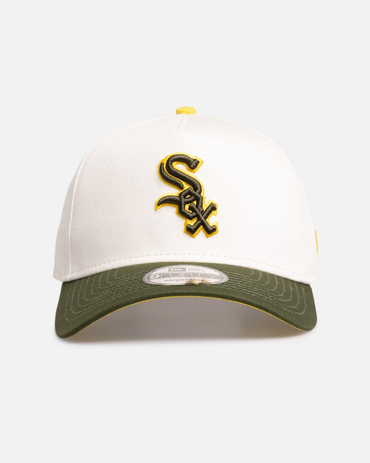 New Era Chicago White Sox 'Chrome Rig' 9FORTY A-Frame Snapback White/Yellow