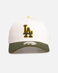 New Era Los Angeles Dodgers 'Chrome Rig' 9FORTY A-Frame Snapback White/Yellow