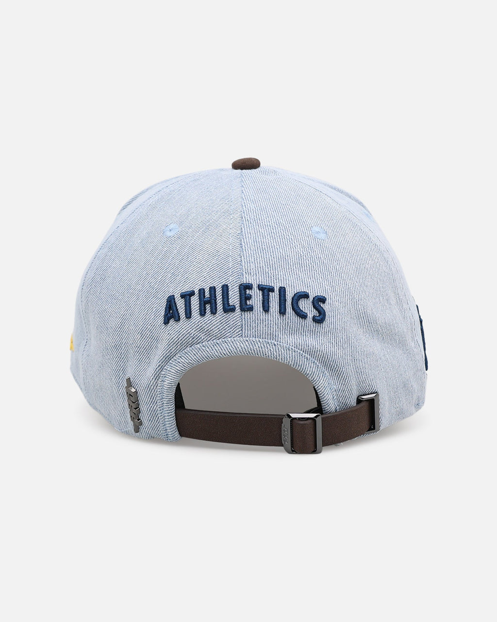 Pro Standard Oakland Athletics 'Denim Suede' Pro Pinch Strapback Denim