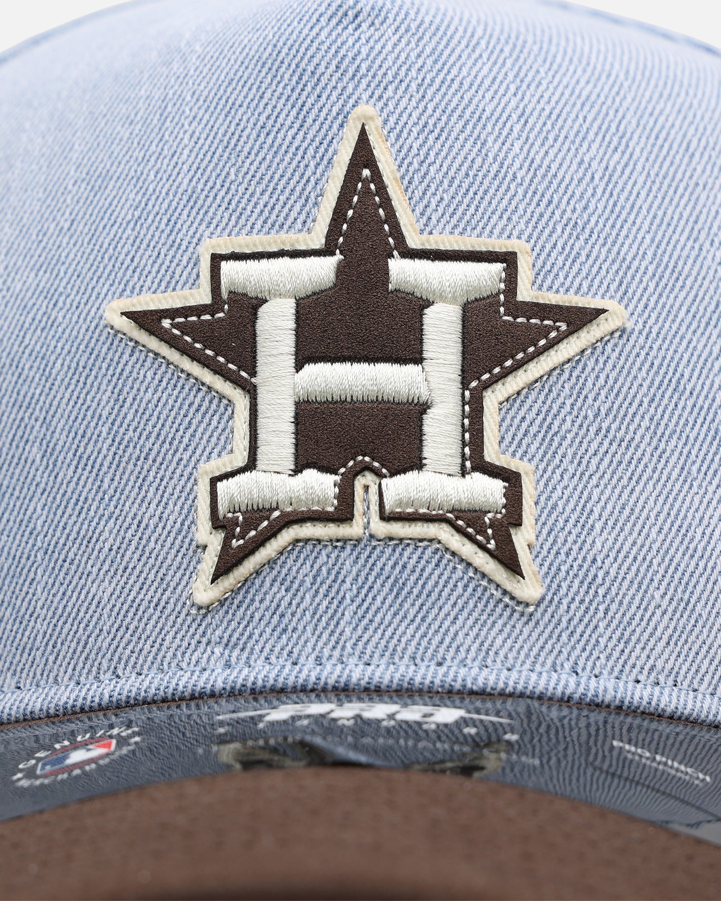 Pro Standard Houston Astros 'Denim Suede' Pro Pinch Strapback Denim