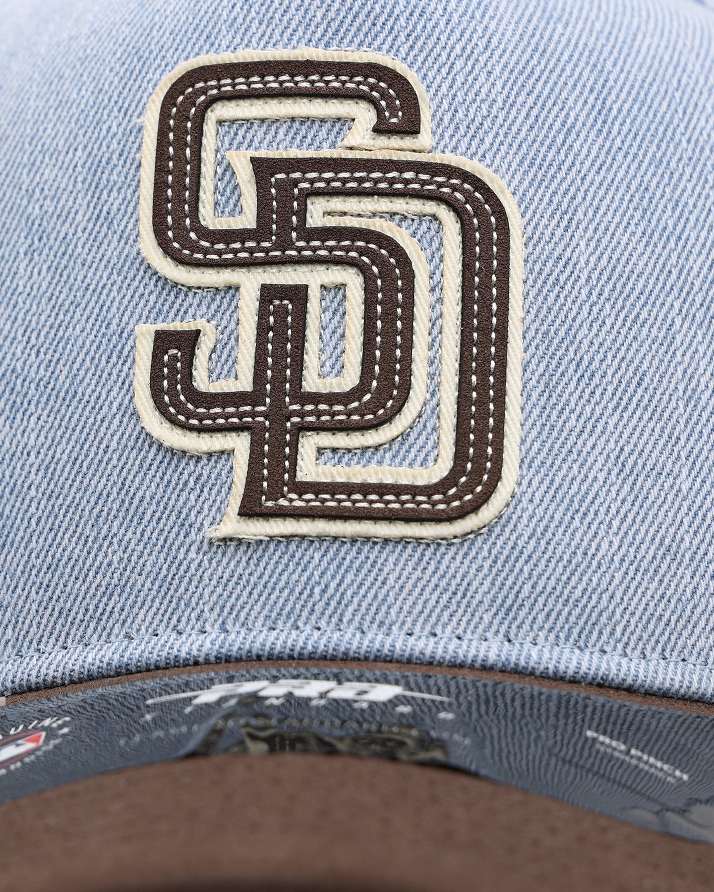 Pro Standard San Diego Padres 'Denim Suede' Pro Pinch Strapback Denim