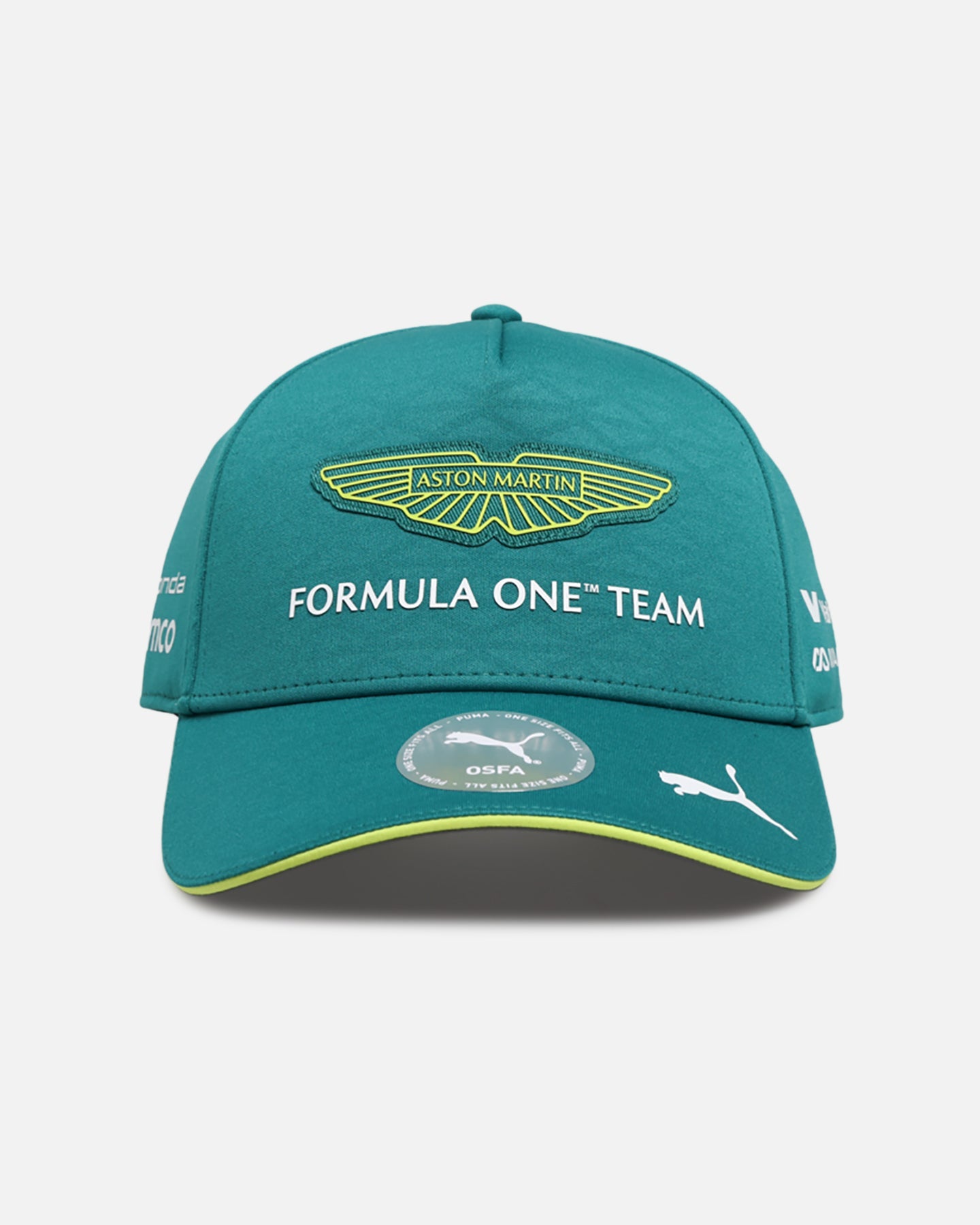 Puma x Aston Martin Aramco F1Â® Team Replica Team Baseball Snapback Cap Green