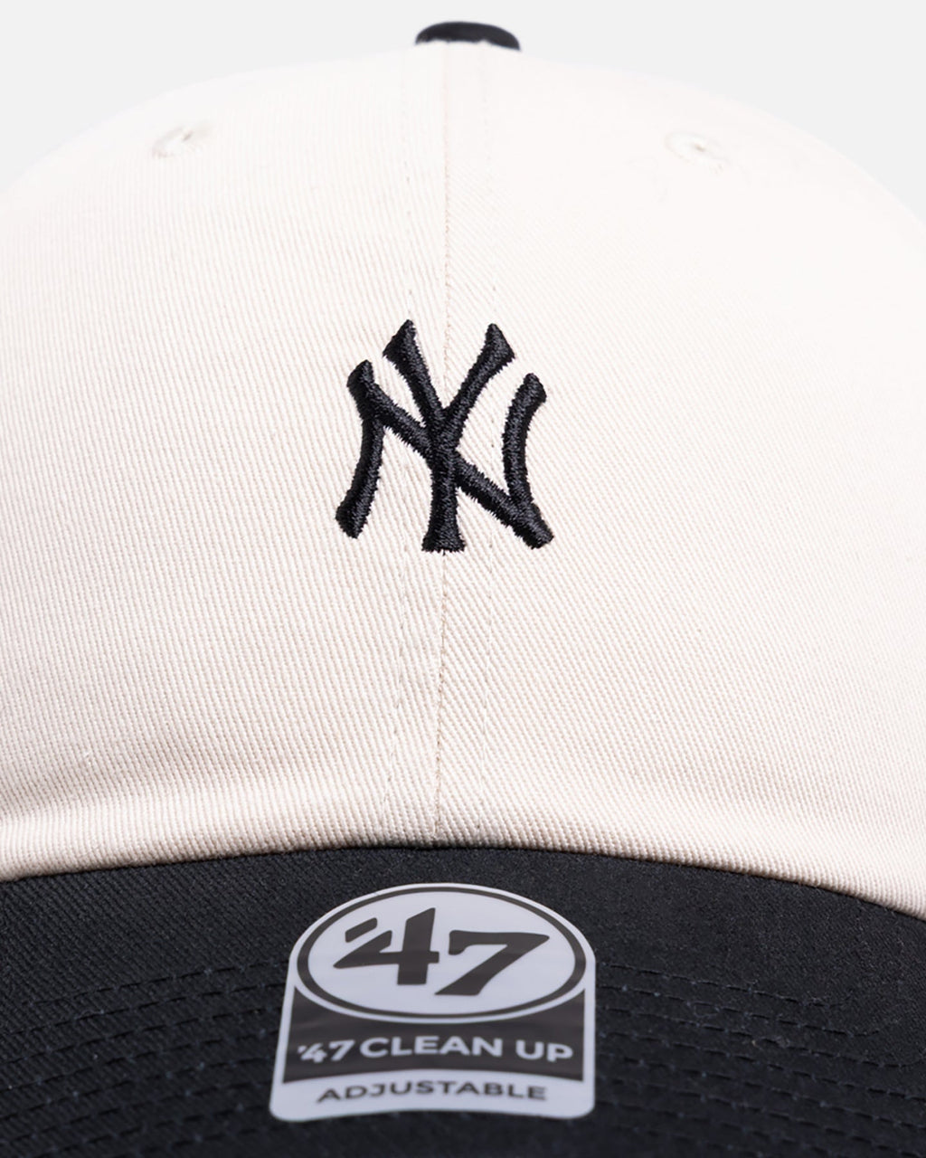 47 Brand New York Yankees 'Two Tone' 47 Clean Up Strapback White/Black
