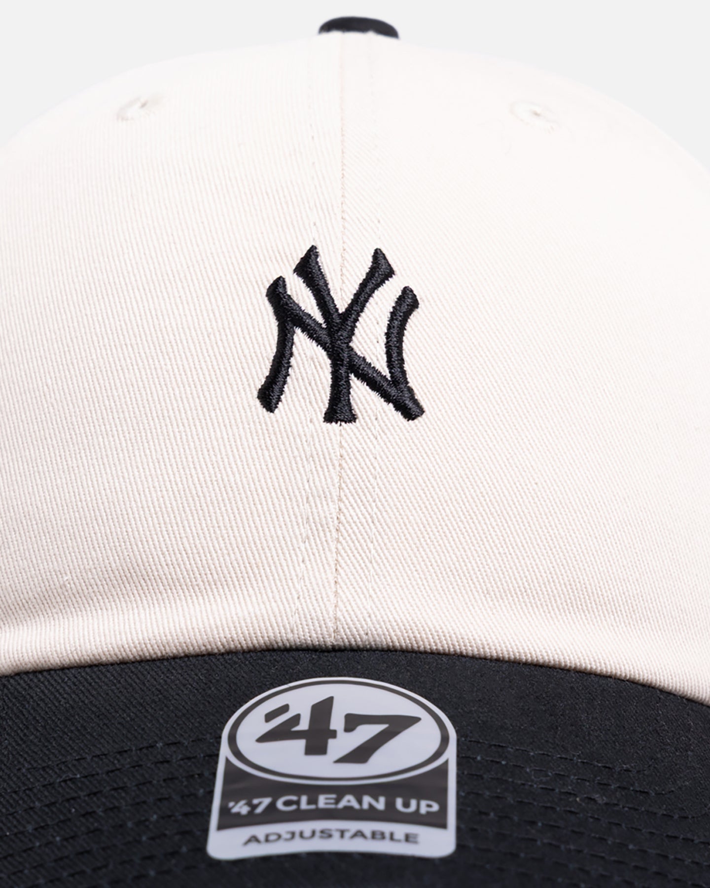47 Brand New York Yankees 'Two Tone' 47 Clean Up Strapback White/Black