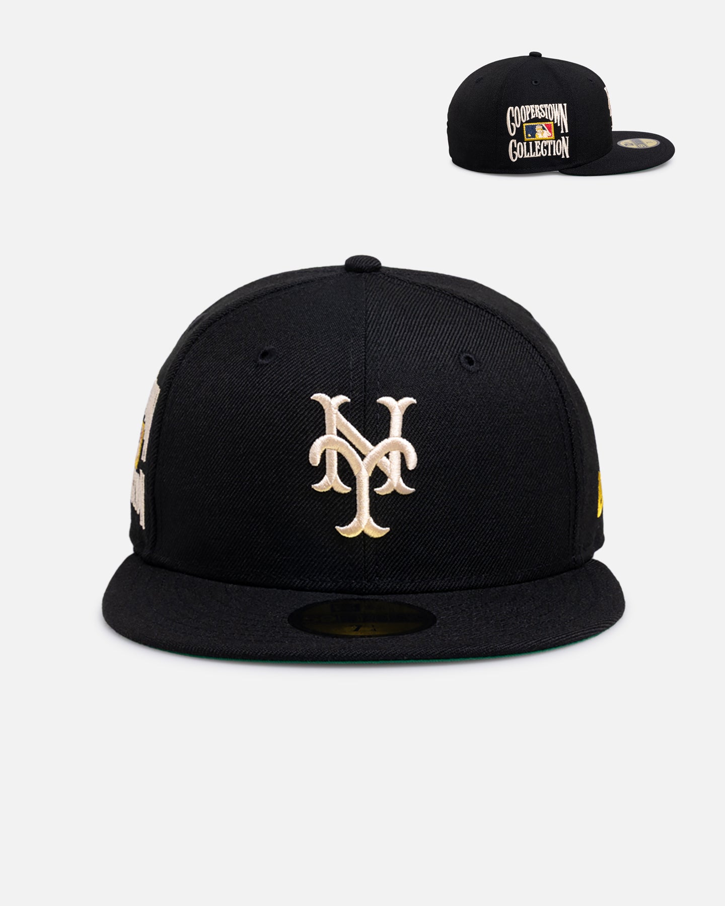 New Era New York Mets 'Wool' 59FIFTY Fitted Black