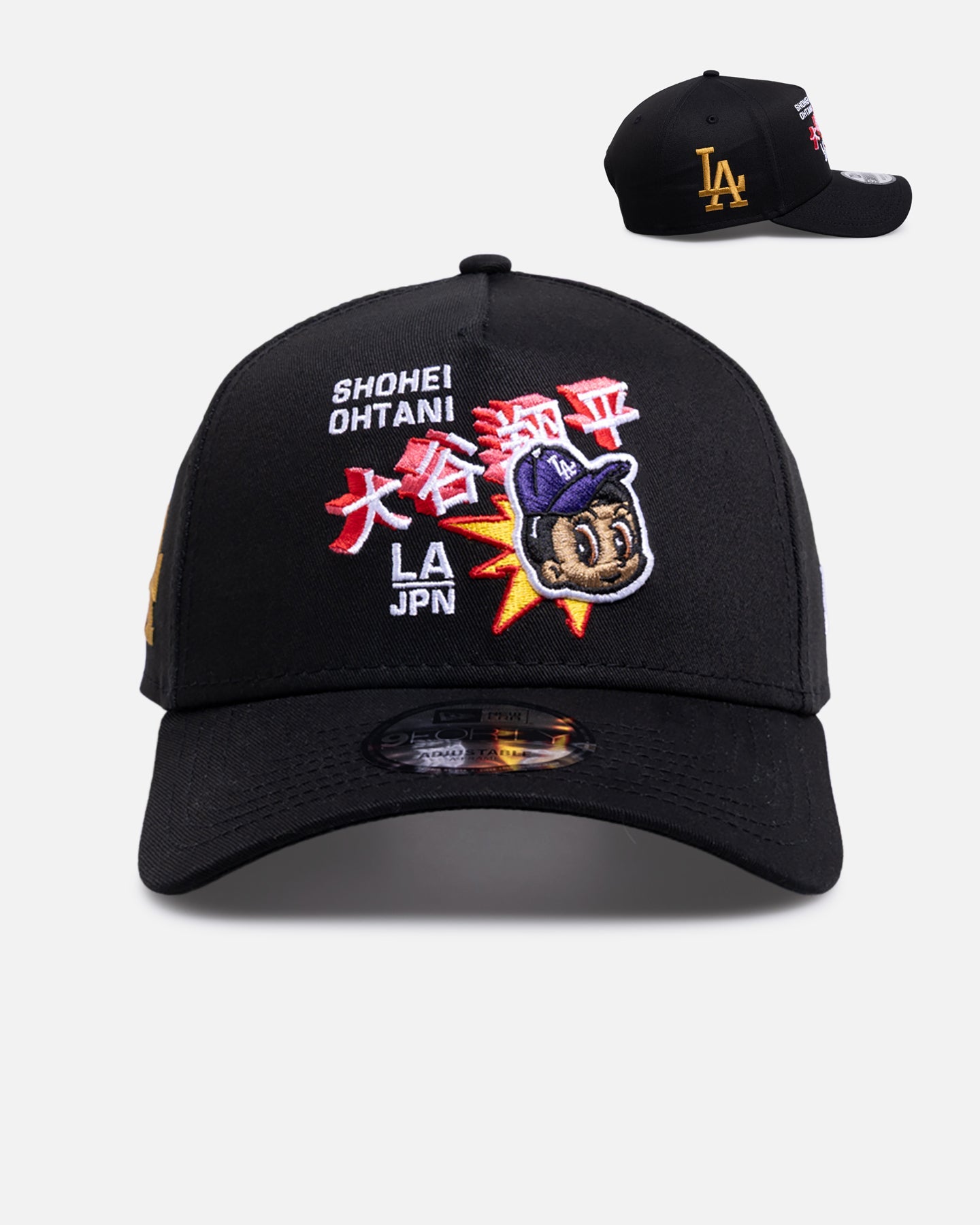 New Era Los Angeles Dodgers 'Ohtani' 9FORTY A-Frame Snapback Black