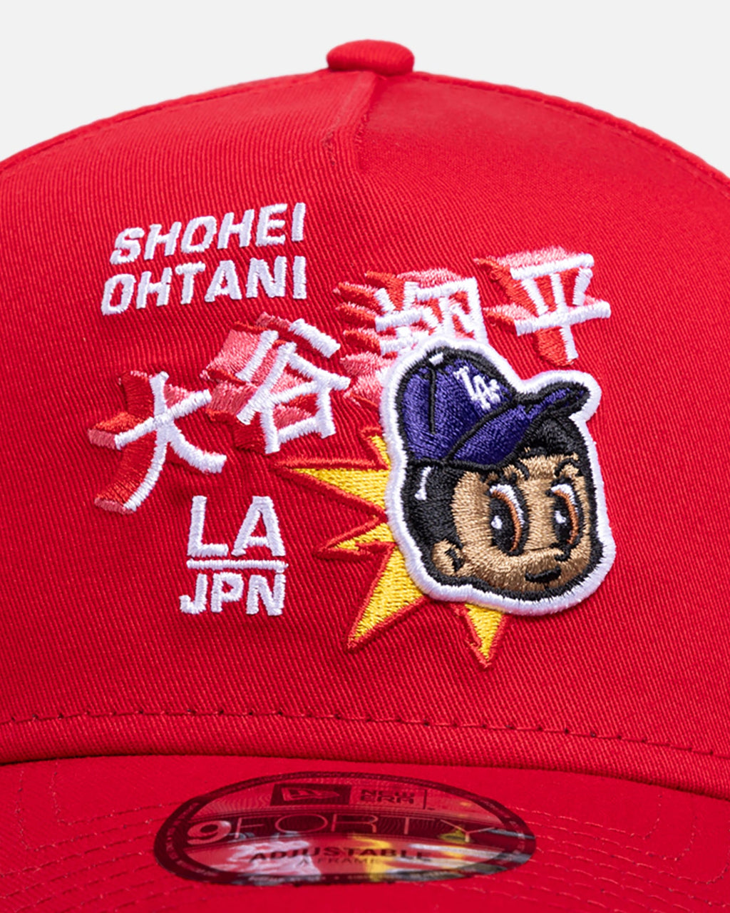New Era Los Angeles Dodgers 'Ohtani' 9FORTY A-Frame Snapback Scarlet
