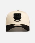 New Era New Zealand Warriors 'Chrome Black' 9FORTY A-Frame Snapback White/Black
