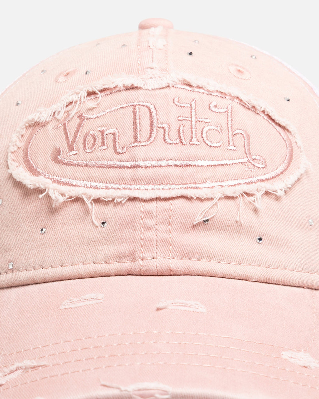 Von Dutch Glitz Trucker Strapback Pink