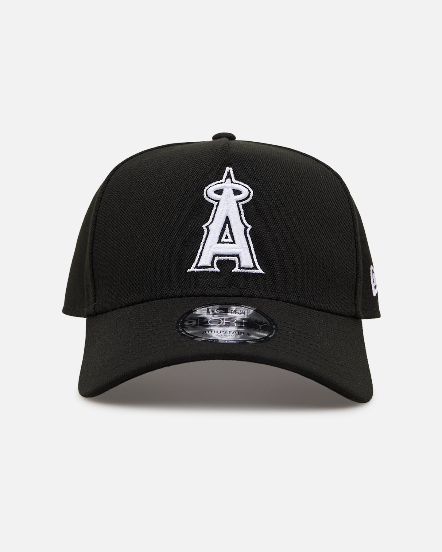 New Era Los Angeles Angels 'Easy Black and White' 9FORTY A-Frame Snapback Black/White