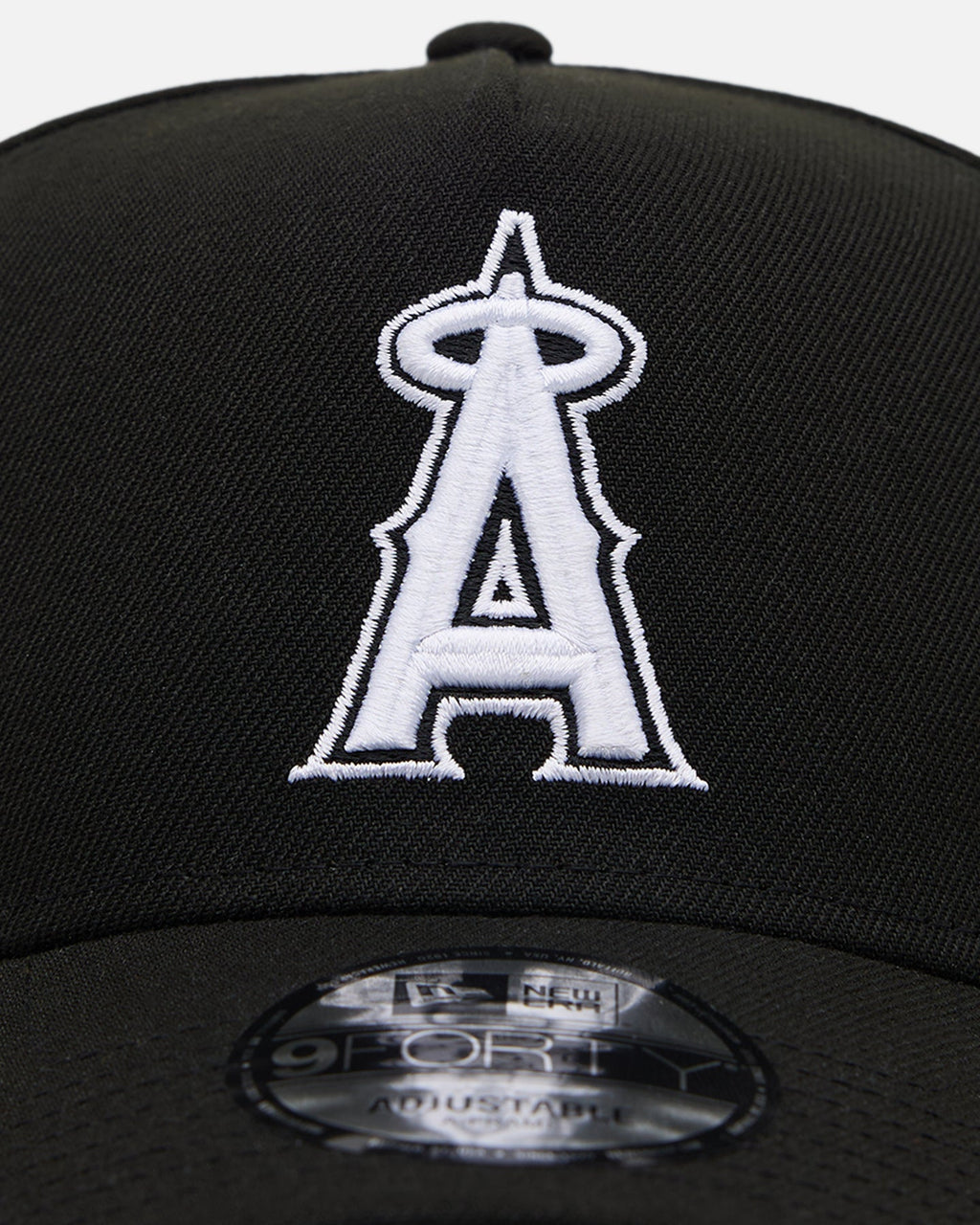 New Era Los Angeles Angels 'Easy Black and White' 9FORTY A-Frame Snapback Black/White