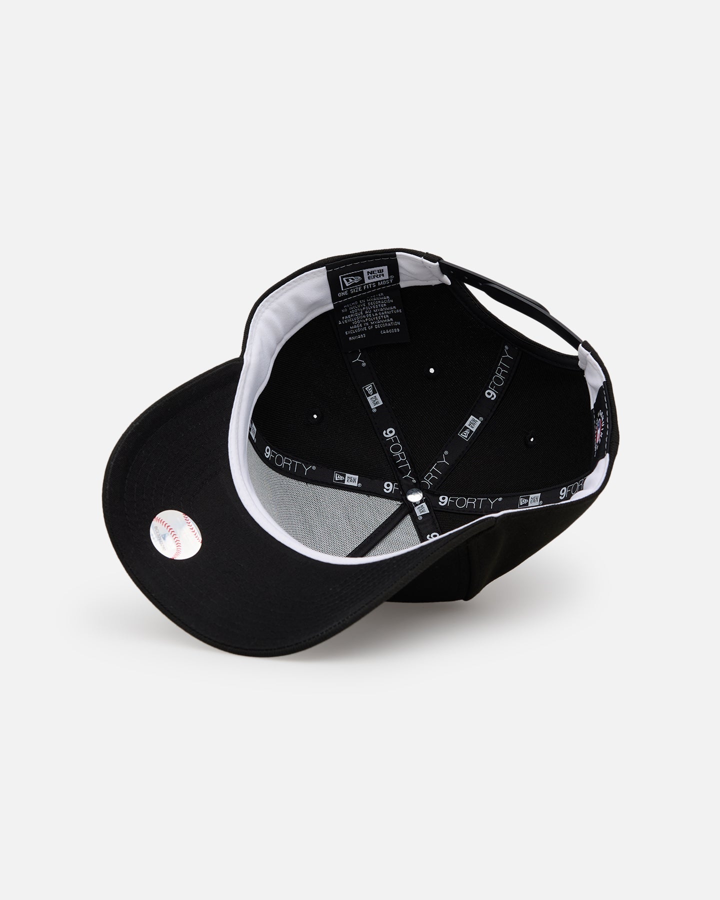 New Era Los Angeles Angels 'Easy Black and White' 9FORTY A-Frame Snapback Black/White
