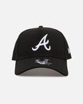 New Era Atlanta Braves 'Easy Black and White' 9FORTY A-Frame Snapback Black/White