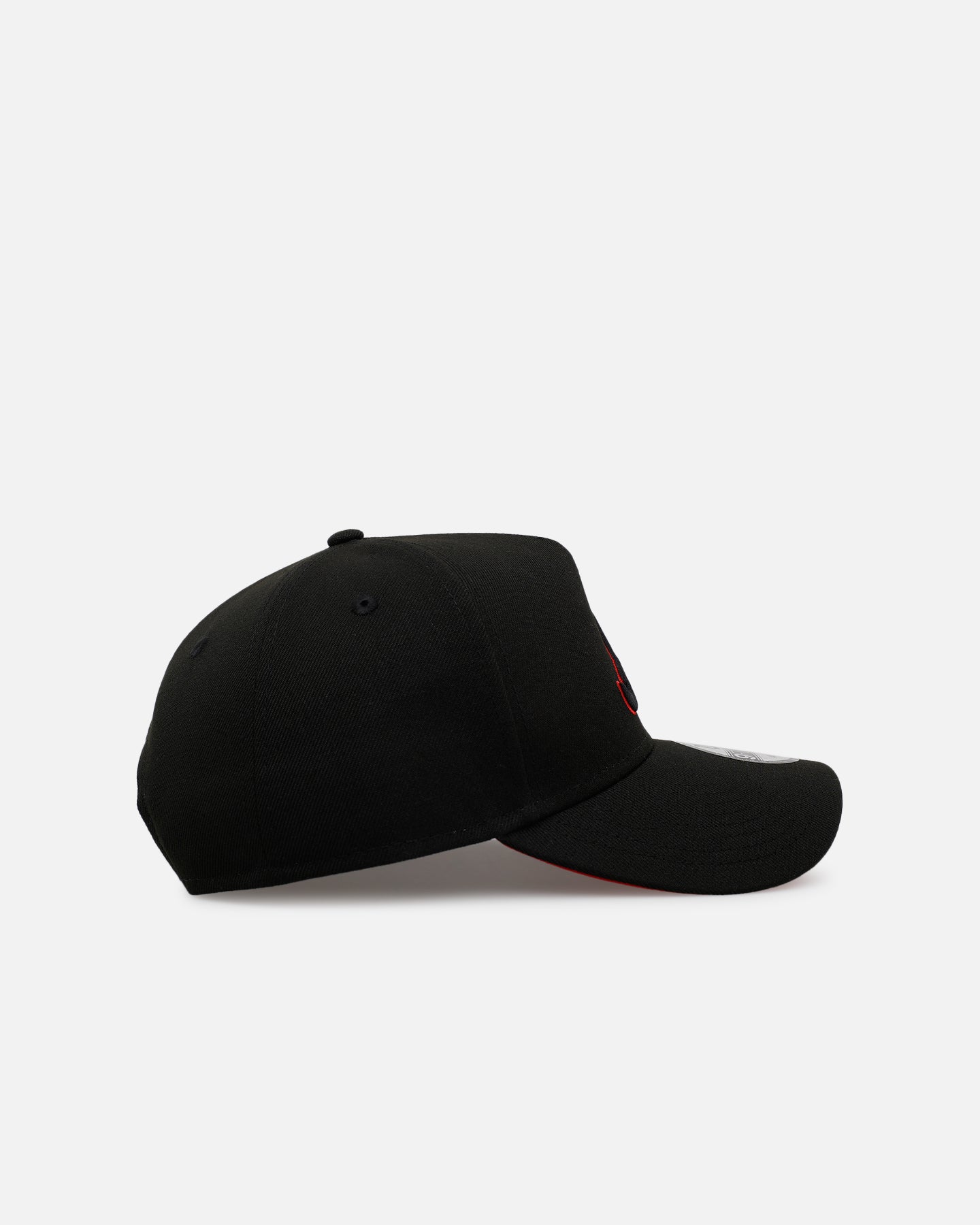 New Era Atlanta Braves 'Easy Black And Scarlet' 9FORTY A-Frame Snapback Black/Scarlet