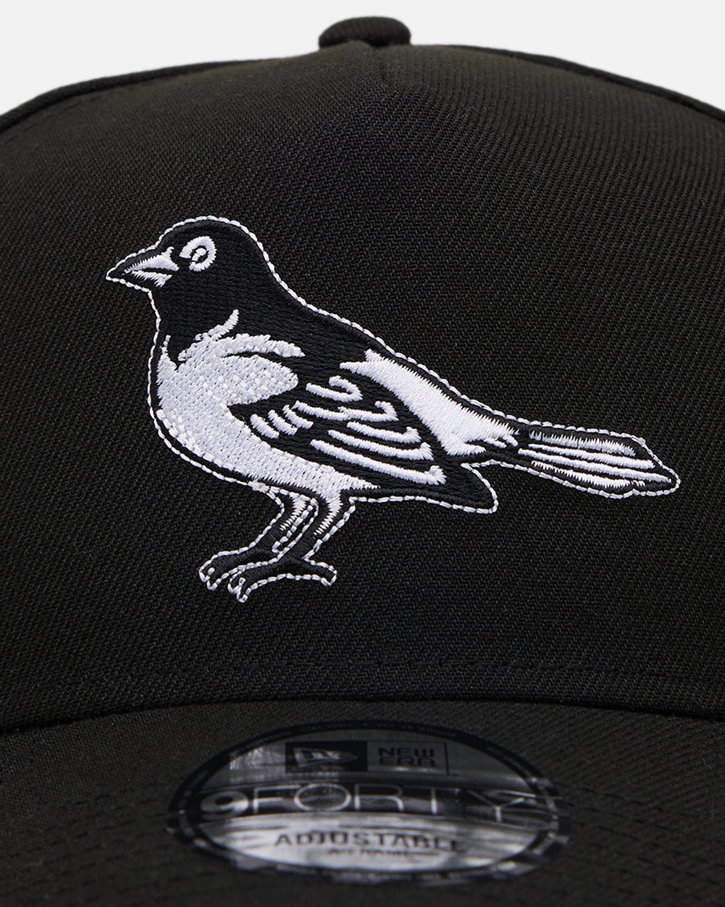 New Era Baltimore Orioles 'Easy Black and White' 9FORTY A-Frame Snapback Black/White