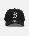 New Era Boston Red Sox 'Easy Black and White' 9FORTY A-Frame Snapback Black/White