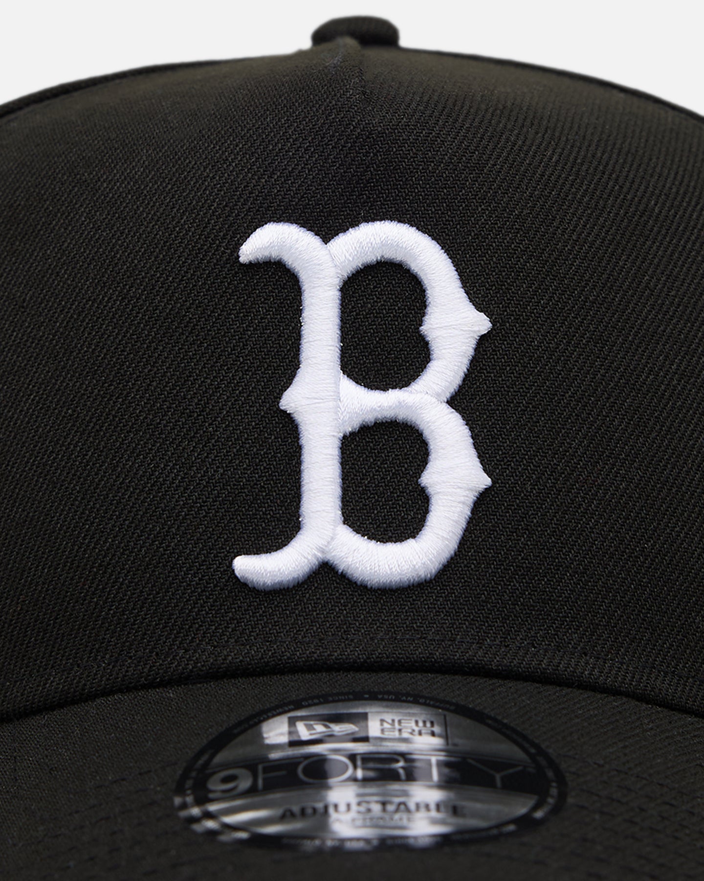 New Era Boston Red Sox 'Easy Black and White' 9FORTY A-Frame Snapback Black/White