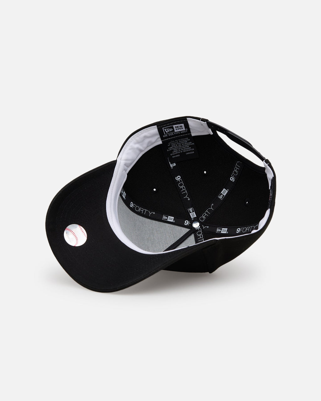New Era Boston Red Sox 'Easy Black and White' 9FORTY A-Frame Snapback Black/White
