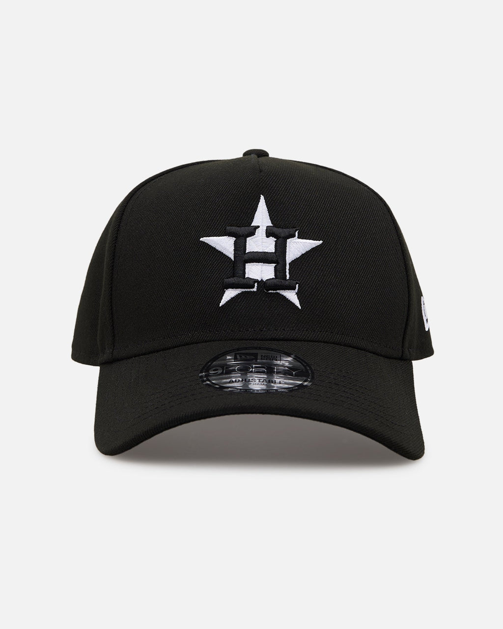 New Era Houston Astros 'Easy Black and White' 9FORTY A-Frame Snapback Black/White